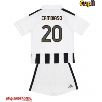 Juventus Andrea Cambiaso #20 Echipament de Fotbal Replică 2026-27 Copii Acasa (+ Șorturi)